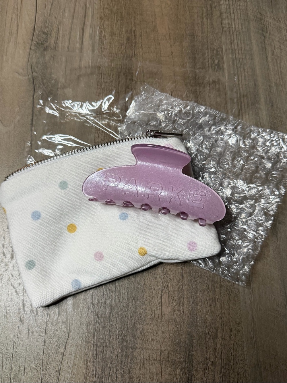 NEW PARKE Purple Sparkle Claw Clip *Birthday Drop*